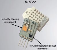 DHT22 nagypontosságú digitális hőmérséklet és páratartalom mérő szenzor (AM2302)