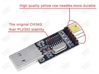 USB - TTL UART átalakító modul CH340G CH340 3.3V 5V